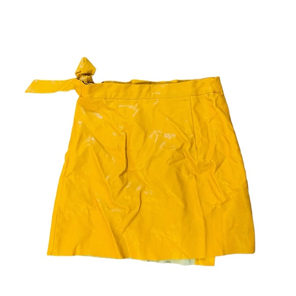 Idem Ditto NWT  "Faux Leather Wrap Mini Skirt" - Picture 5 of 9